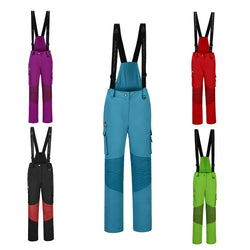 New high quality outdoor sports women's ski pants straps windproof waterproof wear-resistant warm colorful winter snow ski pants - Canada Outdoors