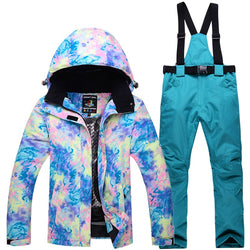 Novelty 2018 ski suit for women winter warm waterproof windproof breathable outdoor ski snowboard jacket and pants kit - Canada Outdoors