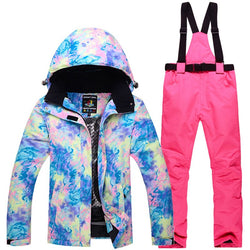 Novelty 2018 ski suit for women winter warm waterproof windproof breathable outdoor ski snowboard jacket and pants kit - Canada Outdoors