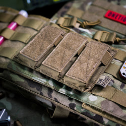 OneTigris Tactical Triple Pistol Magazine Pouch 9mm 40 S&amp;W 45 ACP Mag Pouch For GLOCK, M1911, 92F, 40mm grenades, etc. - Canada Outdoors