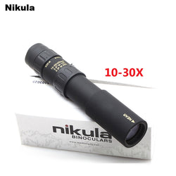 Original binoculars Nikula 10-30x25 Zoom Monocular high quality Telescope Pocket Binoculo Hunting Optical Prism Scope no tripod - Canada Outdoors
