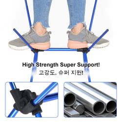 Outdoor Camping Chair Oxford Cloth Portable Folding Lengthen Camping Seat for Fishing Festival Picnic BBQ Beach Ultralight Chair