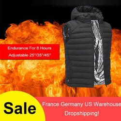 Outdoor Men's Heated Vest Electric USB Heating Hiking Jacket Winter Thermal Ski Heating Vest hunting Fishing Vest - Canada Outdoors
