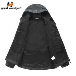 Outdoor Tactical Camouflage Men Jacket Coat Military Army Jacket Winter Waterproof Soft Shell Jacket Windbreaker Hunting Clothes - Canada Outdoors