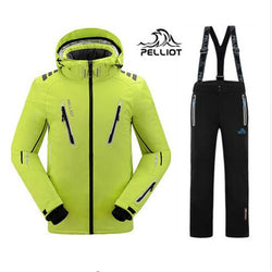 Pelliot Male Ski Suits Jacket+Pants Men's Water-proof,Breathable TThermal Cottom-padded Snowboard Suit Men Ski Jacket - Canada Outdoors