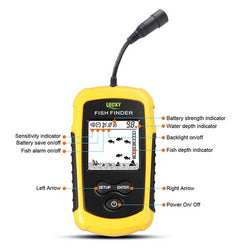 Portable fish finder depth sonar Sounder Alarm Transducer Fishfinder 0.7-100m fishing echo sounder with English Display - Canada Outdoors