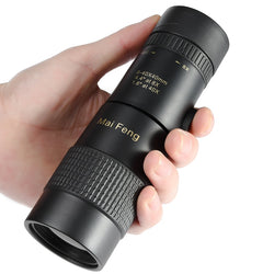 Powerful 8-40X40 High quality Zoom Monocular Professional Telescope Portable for Camping Hunting Lll Night Vision Binoculars HD - Canada Outdoors