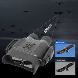 Professional Night Vision 32G IPX4 400m HD IR Camera Photo Video 5x Zoom set time Widescreen Monocular Binoculars for hunting - Canada Outdoors