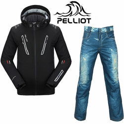 Professional Pelliot Ski Suit Men Waterproof Snowboard Jacket Ski Pants Super Warm Breathable Snowboarding Suits Outdoor Skiing - Canada Outdoors