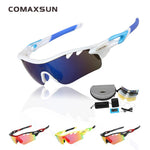Professional Polarized Cycling Glasses Bike Goggles Fishing Outdoor Sports Sunglasses UV 400 With 5 Lens TR90 STS801 4 Color - Canada Outdoors