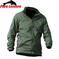 PureLeisure Outdoor Tactical Sun Protection Clothing Ultra-thin Fishing Clothing Jackets Windbreaker Men Fishing Shirt S-2XL - Canada Outdoors