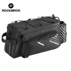 ROCKBROS Bicycle Bag Trunk Bag Pannier Nylon Bike Cycling MTB Outdoor Rack Rear Trunk Tote Bag Basket Bicycle Accessories - Canada Outdoors