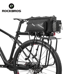 ROCKBROS Bicycle Bag Trunk Bag Pannier Nylon Bike Cycling MTB Outdoor Rack Rear Trunk Tote Bag Basket Bicycle Accessories - Canada Outdoors