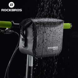 ROCKBROS Bike Bag Waterproof Handlebar Bag Bicycle Front Tube Bike Basket Shoulder Pack Riding Cycling Bag Bicycle Accessories - Canada Outdoors