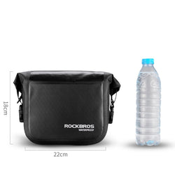 ROCKBROS Bike Bag Waterproof Handlebar Bag Bicycle Front Tube Bike Basket Shoulder Pack Riding Cycling Bag Bicycle Accessories - Canada Outdoors