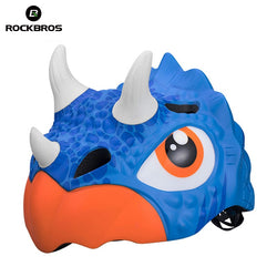 ROCKBROS Cartoon Child Helmet Sports Safety Skiing Cycling Bicycle Kids Toddler Helmets Pulley Dinosaur Boys Grils Bike Helmets - Canada Outdoors