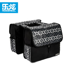 ROSWHEEL Bicycle Carrier Bag 28L Rear Rack Trunk Bike Luggage Back Seat Pannier Two Double Bags Cycling Saddle Storage 14600 - Canada Outdoors