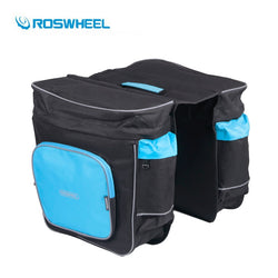 ROSWHEEL Bicycle Carrier Bag 30L Rear Rack Trunk Bike Luggage Back Seat Pannier Two Double Bags Outdoor Cycling Saddle Storage 1 - Canada Outdoors