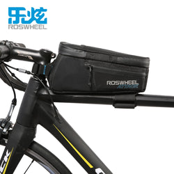 ROSWHEEL Waterproof Bike Bicycle Bags Front Beam Frame Tube Bag MTB Road Foldig Bike Phone Bag Cycling Accessories ATTACK SERIES - Canada Outdoors