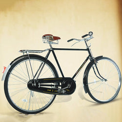Retro Bicycle Literary and Vintage Car High Quality Carbon Steel 26 Inches Seat with Rear Seat Adult Bicycle - Canada Outdoors