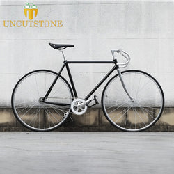 Retro Steel frame sliver  700C Fixed Gear bike Track Single speed Bike  52cm  fixie bike vintage DIY frame - Canada Outdoors