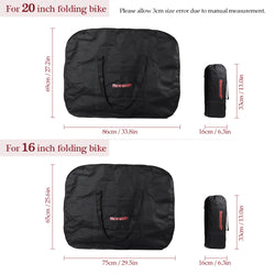 Rhinowalk MTB Bike Transport Storage Bag Cycling 16/20 inch Folding Bicycle Loading Vehicle Carry Bag Portable Travel Bag - Canada Outdoors
