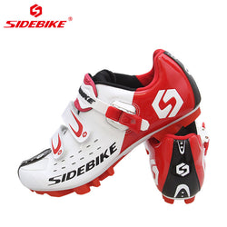 SIDEBIKE Pro Men's Mountain Bike Shoes MTB Cycling Shoes Self-Locking Riding Bicycle Shoes with Mesh Holes and hook &amp; loop - Canada Outdoors
