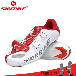 SIDEBIKE Road Cycling Shoes Men Pro Bike Shoes High Pressure Nylon Athletic Self-locking Bicycle Shoes Chaussure Velo Route - Canada Outdoors