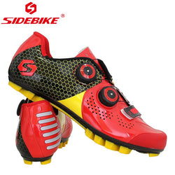 SIDEBIKE Ultralight Carbon Fiber Cycling Shoes Anti-skid Breathable Mountain Bike MTB Bicycle Shoes Cycle Riding Triathlon Shoes - Canada Outdoors