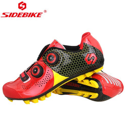 SIDEBIKE Ultralight Carbon Fiber Cycling Shoes Anti-skid Breathable Mountain Bike MTB Bicycle Shoes Cycle Riding Triathlon Shoes - Canada Outdoors