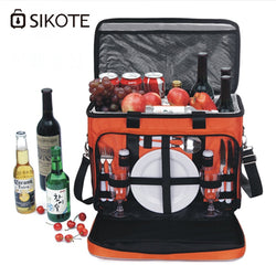 SIKOTE High Quality Portable Food Picnic Bags Insulation Keep fresh Car Cooler Bag 42L Large Lunch Box Thermo Bag Waterproof - Canada Outdoors