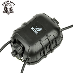 SINAIRSOFT Z-TAC Z118 Tactical Headset accessories Element Outdoor headset accessories Ztac Z40OPS classic PTT earphone - Canada Outdoors