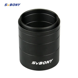 SVBONY T2 Extension Tube Kit 5mm 10mm 15mm 20mm M42x0.75 for Astronomy Monocular Telescope for Camera on Both Sides Length Black - Canada Outdoors