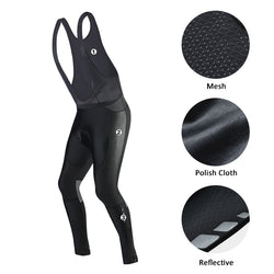 Santic Men Cycling Bib Long Pants Bike Bicycle Padded Pants Road MTB Bib Pants 4-5 Hours Long Distance Asian Size S-3XL M8C04101 - Canada Outdoors