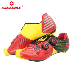 Sidebike Professional Cycling Shoes Carbon Fiber Road Bike Shoes Sneakers Athletic Breathable Racing Shoes Sapatilha Ciclismo - Canada Outdoors