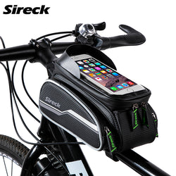 Sireck Bike Bag Waterproof Bicycle Bag 6.0 Touchscreen Bike Phone Case Nylon Cycling Front Tube Saddle Bag Bicycle Accessories - Canada Outdoors