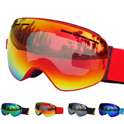 Ski Glasses Double Layers UV400 Anti-fog Ski Goggles Snow Skiing Snowboard Motocross Goggles Ski Masks or Eyewear - Canada Outdoors