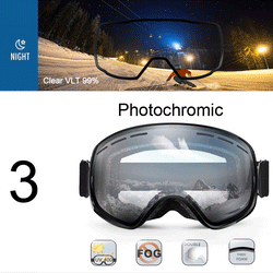 Ski Goggles Photochromic Clear Skiing glasses Airsoft UV Protection Snowboard for All Weather Men Women Big Spherical Mask sci - Canada Outdoors