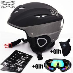 Ski Helmet &amp; Snowboard Goggle Cover Up Skiing Glasses Mask Unisex Snowmobile Winter Warm Sport Equipment Integrally-molded Helme - Canada Outdoors