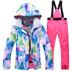 Ski Suit Women Brands High Quality Female Windproof Waterproof Winter Sets Snow Jacket And Pants Skiing And Snowboarding Suits - Canada Outdoors
