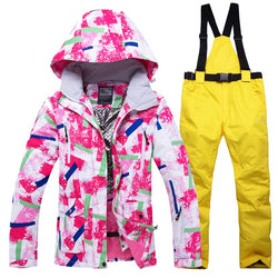 Ski Suit Women Brands High Quality Female Windproof Waterproof Winter Sets Snow Jacket And Pants Skiing And Snowboarding Suits - Canada Outdoors