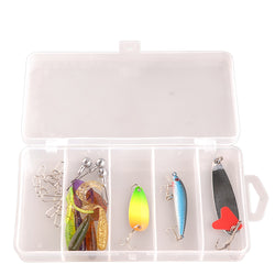 Smart Fishing Set 1.98m Casting Fishing Rod Combo Baitcasting Reel 100m Nylon Line Lure Fishing Box Spoon Bait Fishing Hook Pin - Canada Outdoors