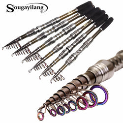 Sougayilang 2.1-3.0m Superhard Power Hand Telescopic Fishing Rod Carp Lure Sea Spinning Carbon Fishing Rod Fishing Tackle Pesca - Canada Outdoors
