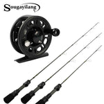 Sougayilang 24MH 26MH 28MH Ice Fishing Rod with High-quality  Fishing Reel Set Carbon Fishing Rod  Reel Combo Kits - Canada Outdoors