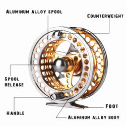 Sougayilang 5/6 Fishing Reel Cut Fishing Reel Large Arbor Left/Right Coil Die Casting Aluminium Reel Wheel Fishing Tackle - Canada Outdoors