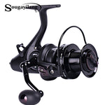 Sougayilang 5000 6000 Spinning Reel 5.1:1 Gear Ratio Right Left Hand Interchangeable Fishing Reel 12+1BB Feeder Carp Reel - Canada Outdoors