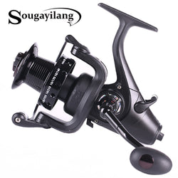 Sougayilang 5000 6000 Spinning Reel 5.1:1 Gear Ratio Right Left Hand Interchangeable Fishing Reel 12+1BB Feeder Carp Reel - Canada Outdoors