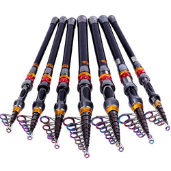 Sougayilang 99% Carbon 1.8M - 3.6M Portable Telescopic Fishing Rod Blank Spinning Rods Fish Hand Fishing Tackle Sea Rod - Canada Outdoors