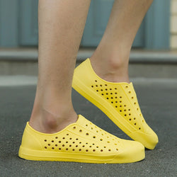 Summer Men Light EVA Cool Sandals Slippers Shoes Outdoor Beach Vacation Clogs  Breathable Flats Wading Water Men's Aqua Shoes - Canada Outdoors