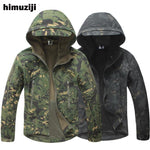 TAD Winter Shark Skin Military Jacket Windproof Tactical Softshell Coat Men Waterproof Windbreaker Hooded Army Camouflage Clothe - Canada Outdoors